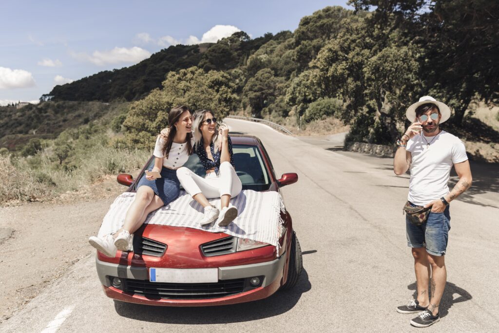 Clientes en vehículo